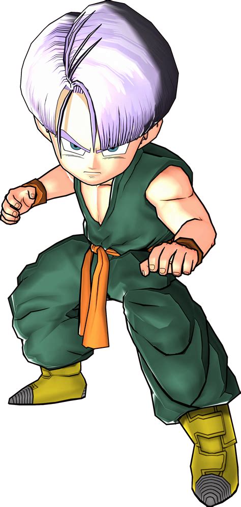 He is not to be confused with the trunks from dragonball z and dragonball gt's regular timeline who eventually grows up, as the events of this timeline. Future Trunks (Dragon Ball FighterZ)
