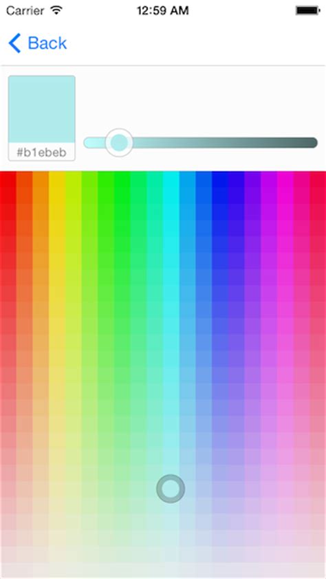 Color Picker For Ios On