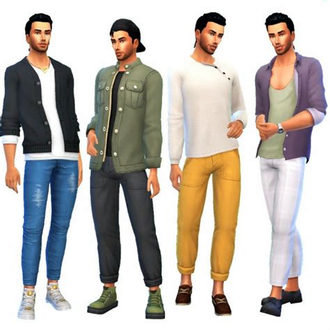 Ts4 Lookbook Sims 4 Men Clothing Sims 4 Clothing Sims 4 Vrogue