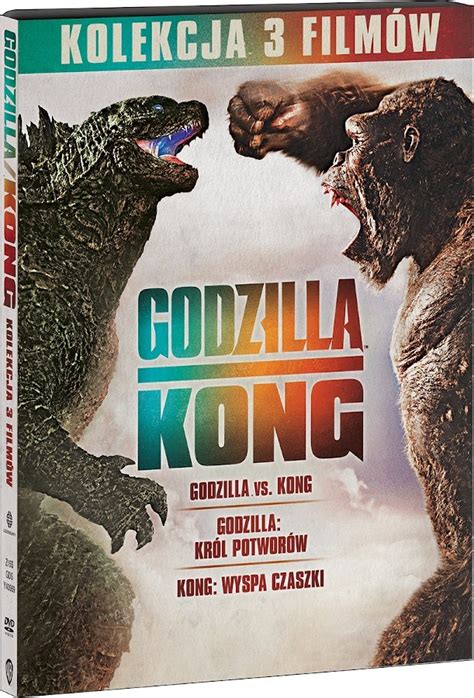 Pakiet Godzilla Vs Kong Godzilla Król Potworów Kong Wyspa