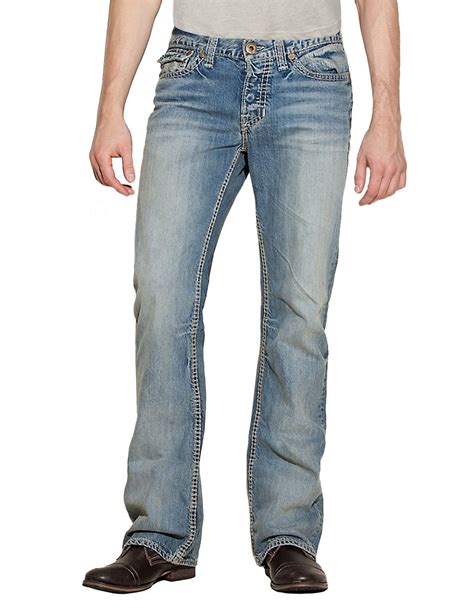 Lyst Guess Falcon Classic Bootcut Jeans In Blue For Men