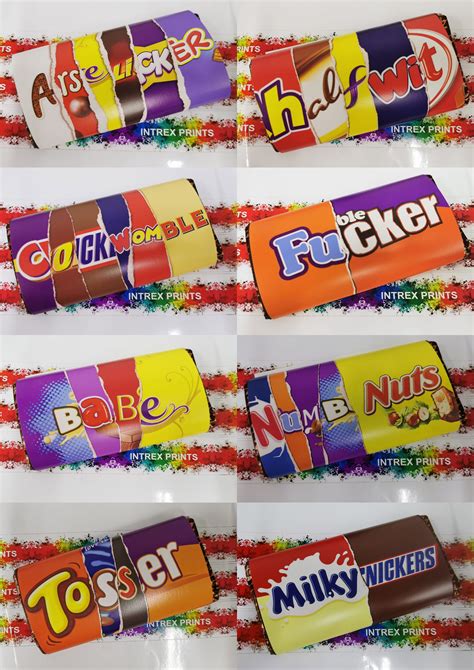 novelty funny rude adult humor candy chocolate bar wrapper etsy