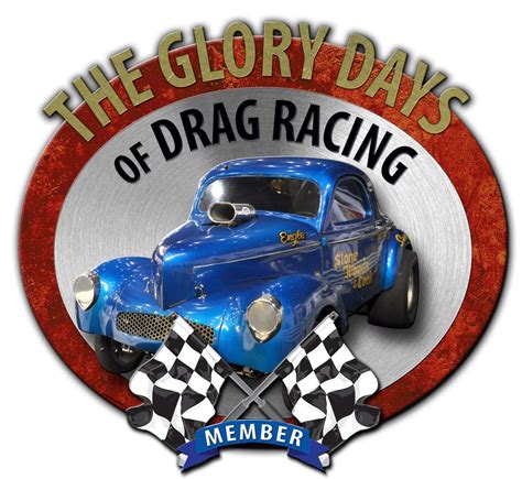 Vintage Style Giant 3d Glory Days Of Drag Racing Sign 24x20 Garage