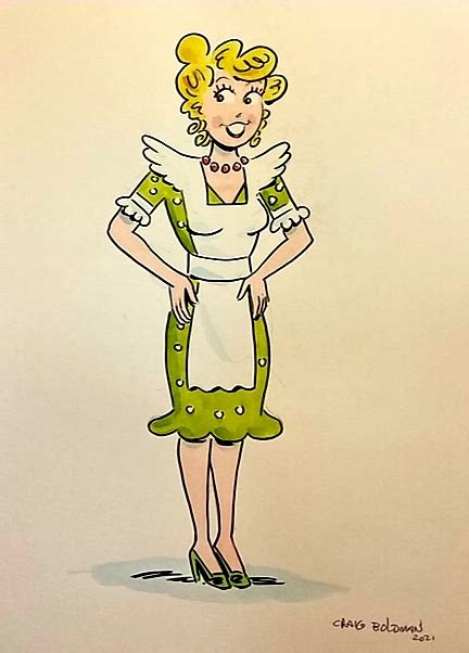 blondie bumstead domestic goddess in arthur chertowsky s artist craig boldman comic art