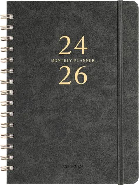 Monthly 2024 2026 Year Planner Pocket Plannercalendar Calendar 2024