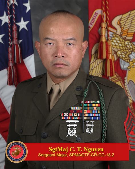 Sergeant Major Chuong T Nguyen 1st Marine Division Leaders