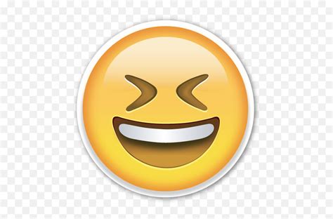 Smiling Face With Open Mouth And Tightly Closed Eyes Emojiwinky Face
