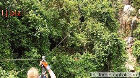 This particular canopy ride is one of those adventures. Koh Samui holidays - Canopy adventure above the rainforest