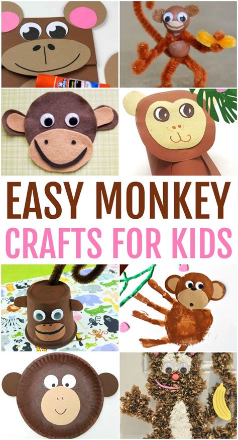 Easy Monkey Crafts For Kids Todays Creative Ideas