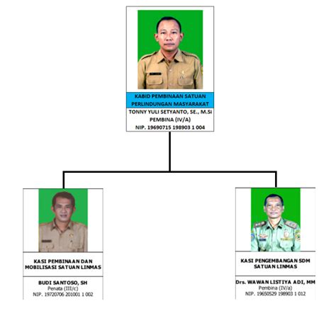 Struktur Organisasi Bidang Limnas Dinas Satpol Pp Provinsi Jateng My