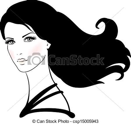Download Black Hair Clipart For Free Designlooter