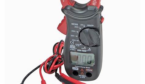 how to use a cen-tech digital multimeter