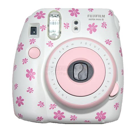 Instax Mini 8 Polaroid Camera Pink Floral