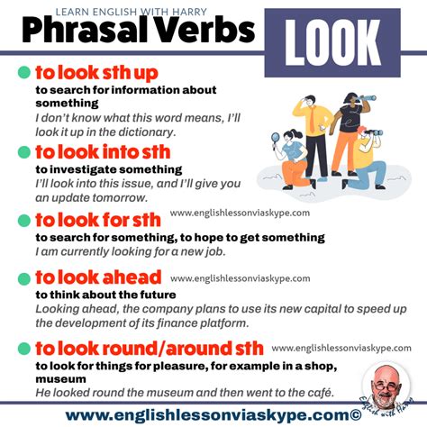 Phrasal Verbs With Look And Their Meanings