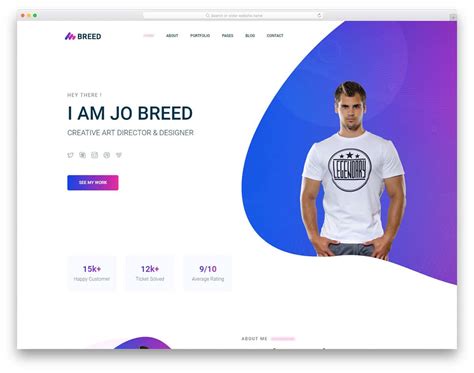 Personal Website Template Free