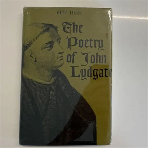 The Poetry Of John Lydgate By Alain Renoir Hardcover 1800 Picclick