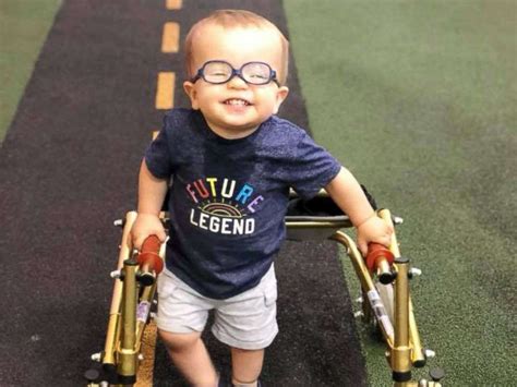 Toddler With Spina Bifida Warms Hearts After Showing His Dog He