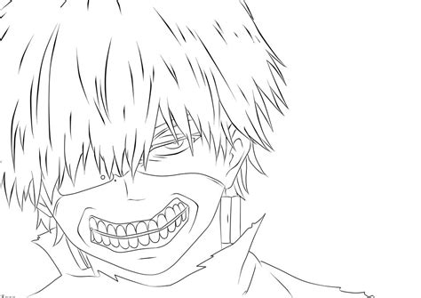 Kaneki Tokyo Ghoul Coloring Pages Coloring Pages