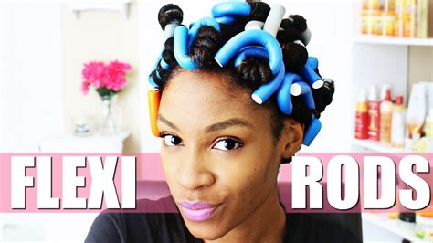 Using flexi rods on natural hair as a styling tool helps create. How to Flexi Rods on Natural Hair - YouTube