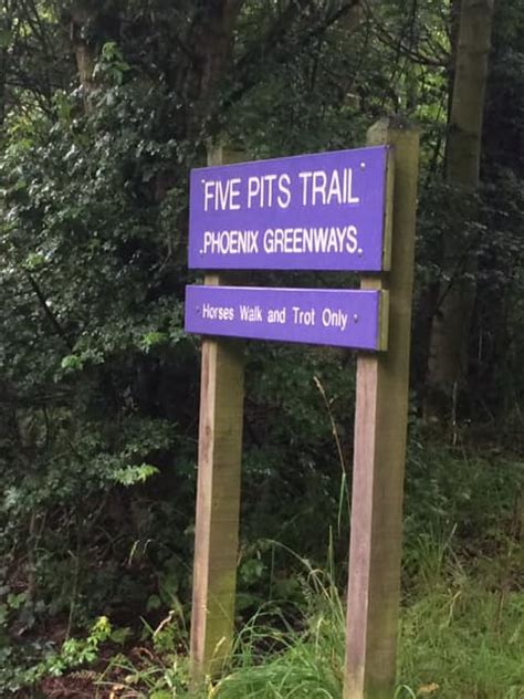 The Five Pits Trail Scenic The Orchard Caravan Site