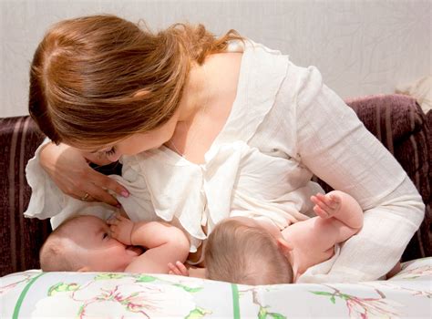 How To Breastfeed Twins Popsugar Moms