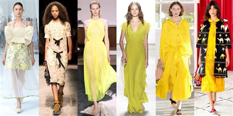50 Shades Of Yellow Spring Summer Trends Spring Fashion Trends