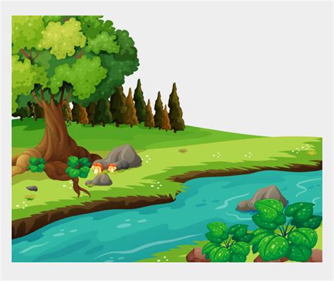 Forest Background Big Tree Clip Art Cliparts And Cartoons