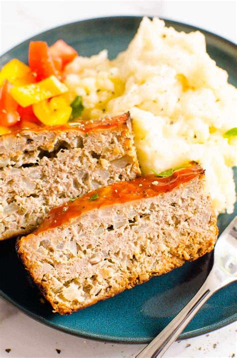 2 tbsp of olive oil. Ground Turkey Meatloaf - iFOODreal - Healthy Family Recipes