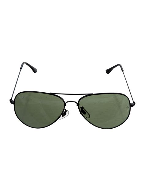 Ray Ban Vintage Aviator Sunglasses Black Sunglasses Accessories