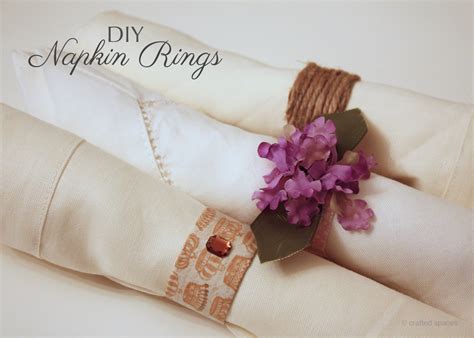Crafted Spaces Toilet Paper Roll Napkin Rings