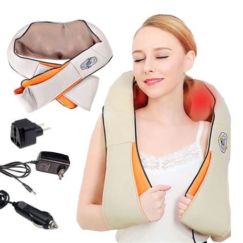 Buy Car Home U Shape Electrical Shiatsu Back Neck Shoulder Body Massager 3d