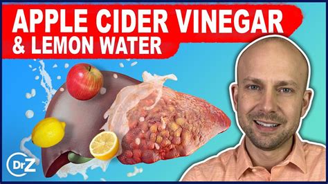 Apple Cider Vinegar And Lemon Water Liver Detox Drink Youtube