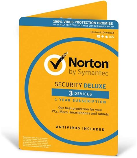 Norton Security Deluxe Antivirus Software 2018 Anti Virus Protection