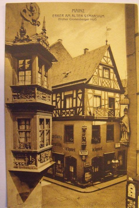 Ihr traumhaus zum kauf in mainz finden sie bei immobilienscout24. Giebel und Eckerker des Kronberger Hofs mit dem Haus ...