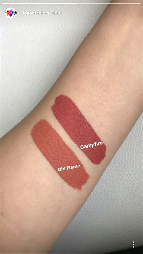 Pin by Seashell on LIPSTICKS (With images) | Liquid lipstick swatches, Lip swatches, Lip cosmetics