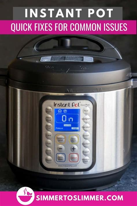 It is always good to cook your food in an instant pot. Troubleshooting Guide: Quick Fixes For Common Instant Pot ...