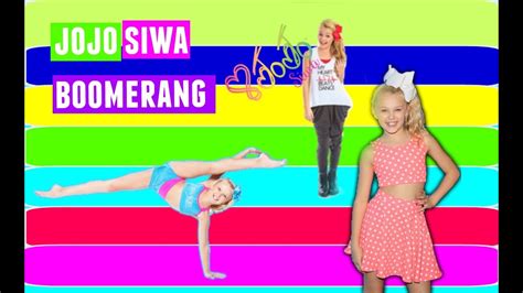 Jojo Siwa Boomerang Lyrics Video Youtube