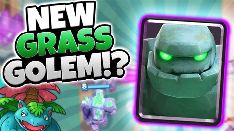 New Card Grass Golem Confirmed Maybe Clash Royale All New