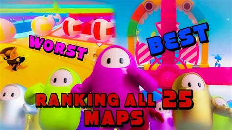 All Fall Guys Maps Ranked Worst To Best Youtube