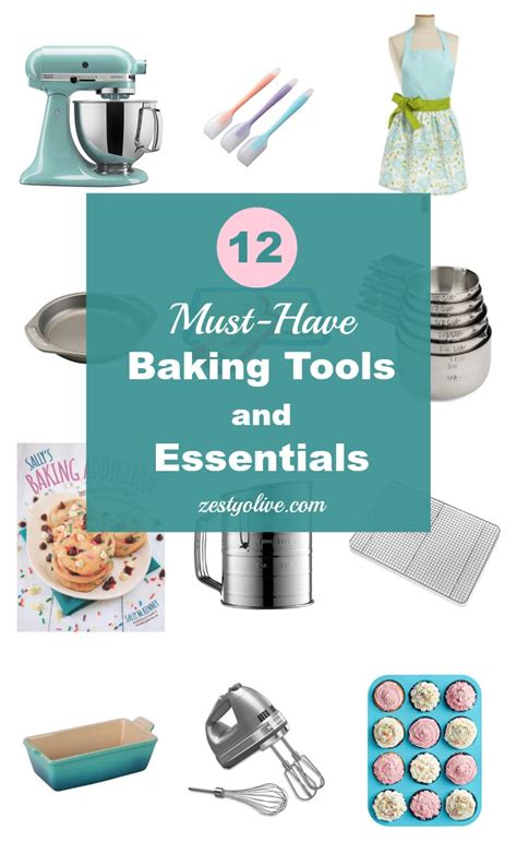 12 Must Have Baking Tools And Essentials Zesty Olive Simple Tasty