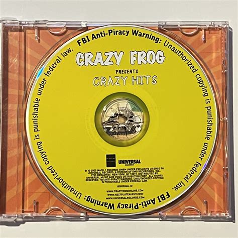 Crazy Frog Presents Crazy Hits Audio Cd By Crazy Frog Picture 3 Of 4