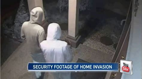 terrifying armed home invasion attempt caught on camera video security security camera