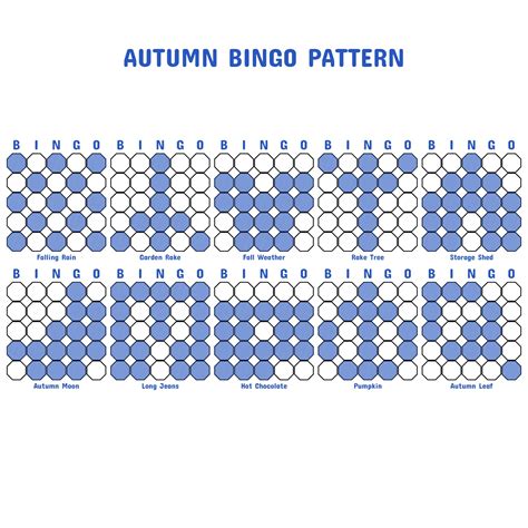 13 Best Printable Bingo Pattern Examples Pdf For Free At Printablee