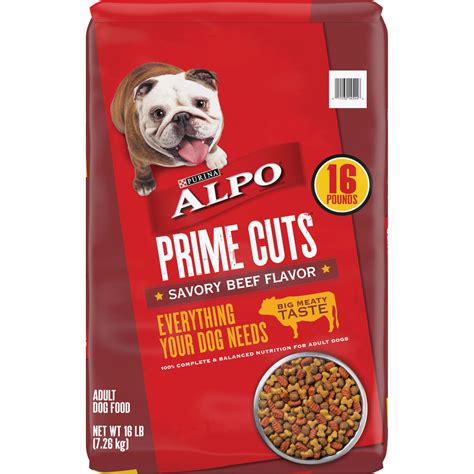 Zignature dog food recipes also offer some exceptionally unique meats as. Purina Alpo Prime Cuts 16 Lb. Savory Beef Flavor Adult Dry ...