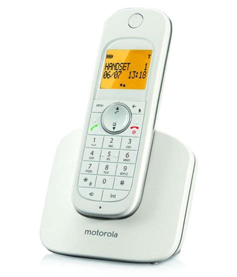 Plus, no foreign transaction fees make this the card to use everywhere. Buy Motorola D1001 Cordless Landline Phone ( White ) Online at Best Price in India - Snapdeal