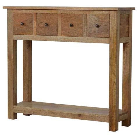 Buy narrow console table and get the best deals at the lowest prices on ebay! Artisan Mango Wood 4 Drawer Narrow Console Table ...