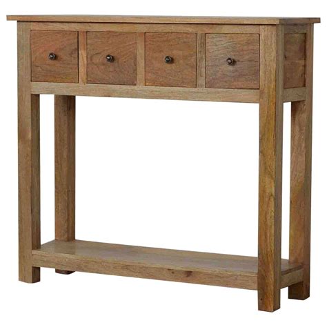 We did not find results for: Artisan Mango Wood 4 Drawer Narrow Console Table ...