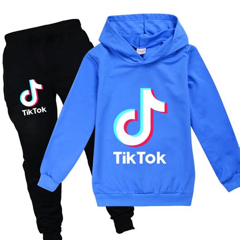Buy Dropship Products Of Pop App Kid Tik Tok Clothes Set Hoodie