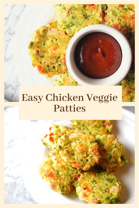Easy Chicken Veggie Patties