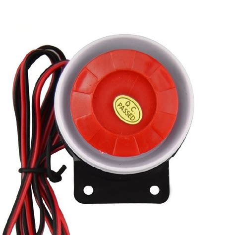 alarma antirrobo con timbre de 220v sirena piezoeléctrica resistente al agua bocina de sirena